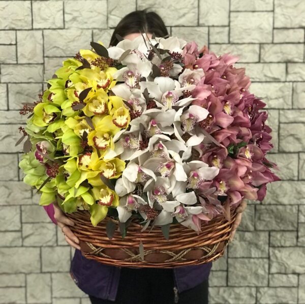 Букеты с орхидеями